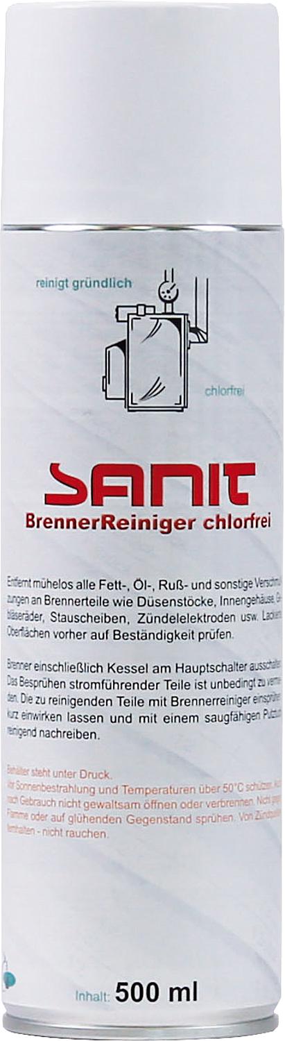 SANIT burner cleaner (R 290) chlorine-free, 500ml can