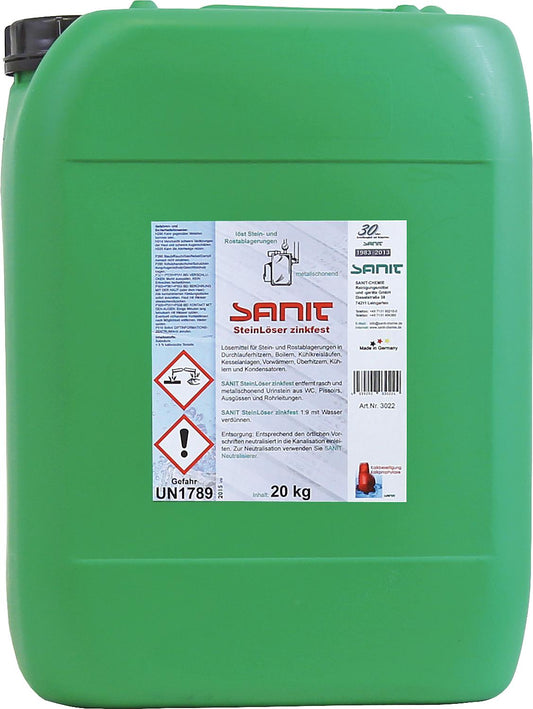 SANIT Stone Remover, zinc-resistant, 20kg canister