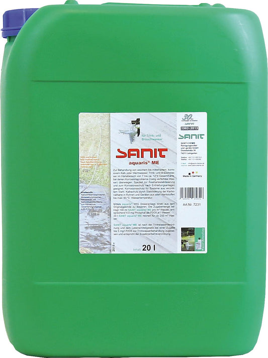 SANIT aquaris ME mineral solution, 20 L canister