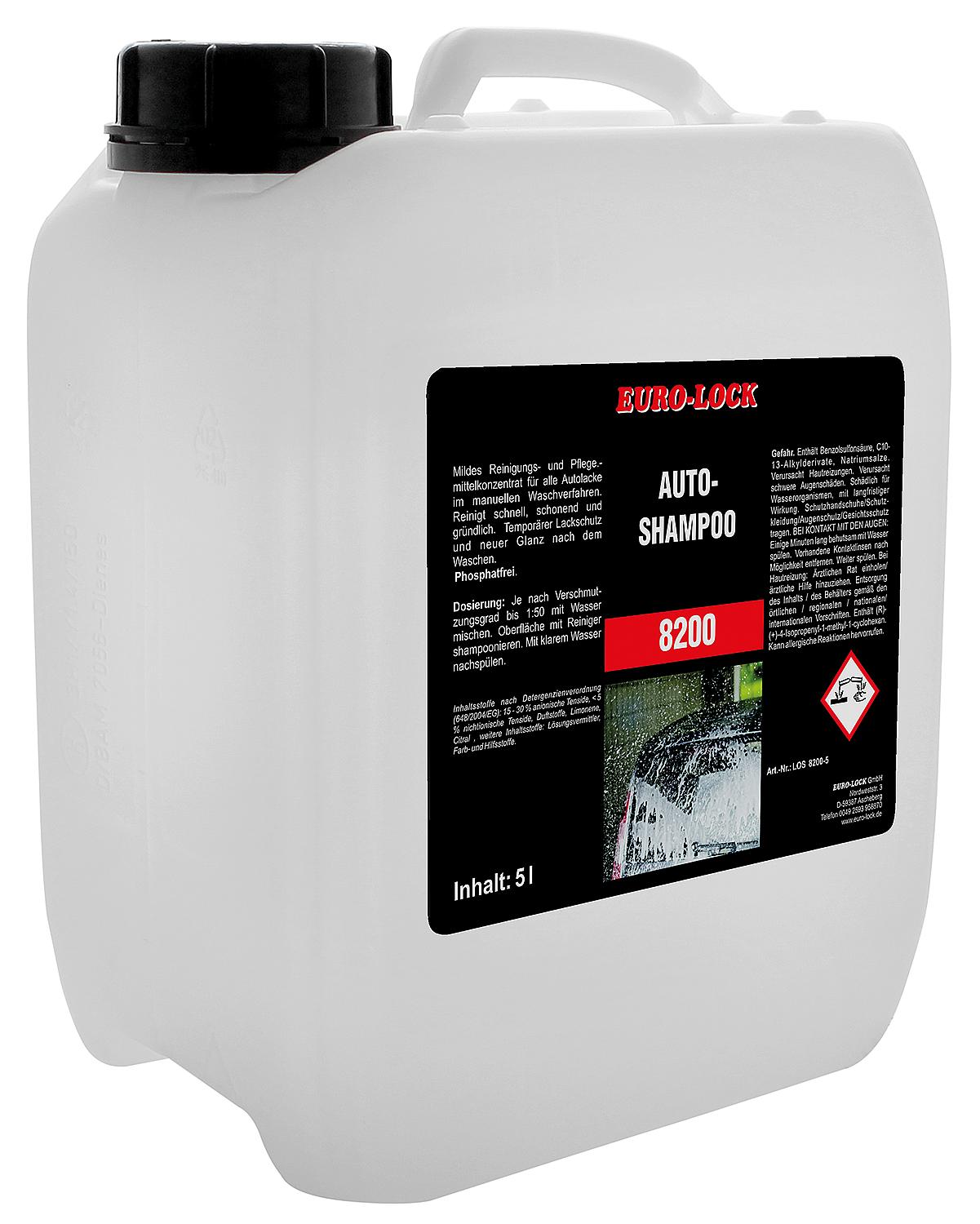 Car Shampoo EURO-LOCK LOS 8200 500ml bottle