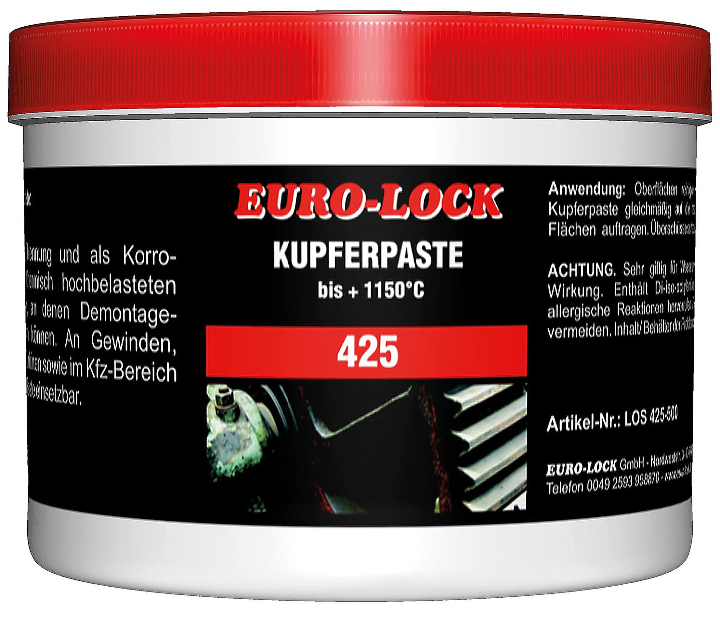 Kupferpaste EURO-LOCK LOS 425 100ml Flasche