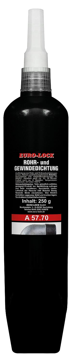 Medium-strength pipe and thread sealant EURO-LOCK A 57.70, 250g dosing bottle