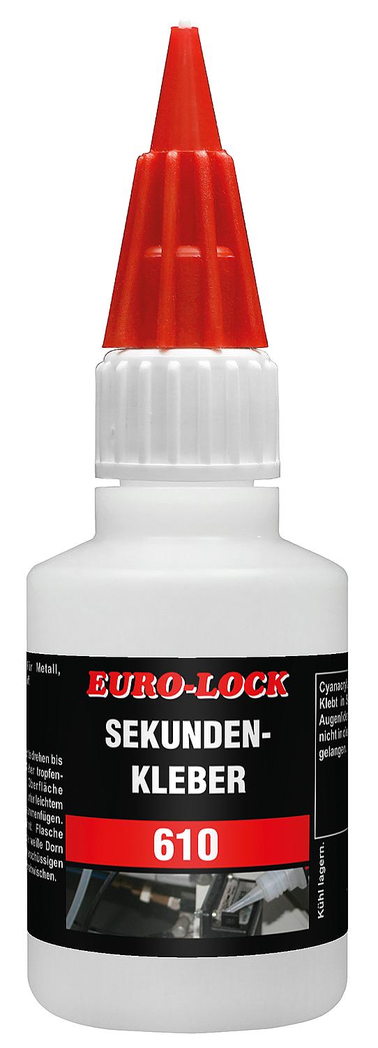 EURO-LOCK E 610 universal superglue, 10g dispensing bottle