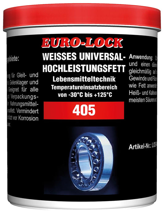 Weisses Universal-Hochleistungs- fett, EURO-LOCK LOS 405 1l Dose