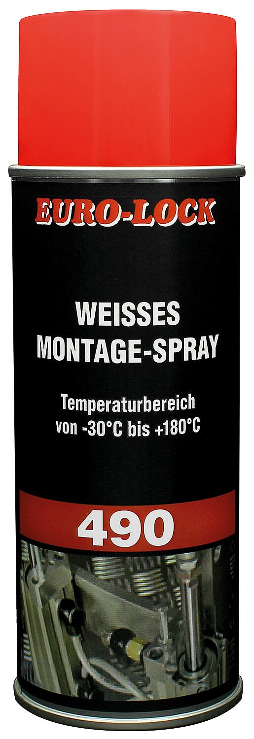 Weisses Montage-Spray EURO-LOCK LOS 490 400ml Sprühdose