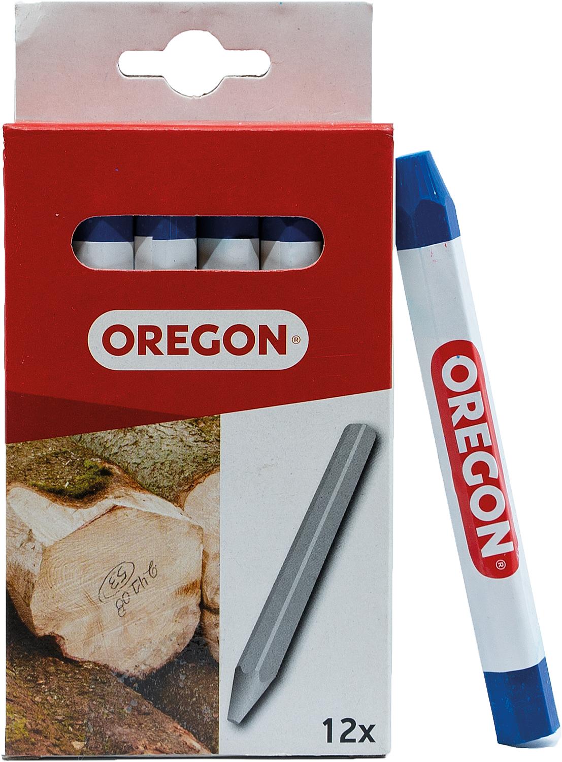 Oregon black marking chalk, length 120mm, diameter 12mm, pack of 12