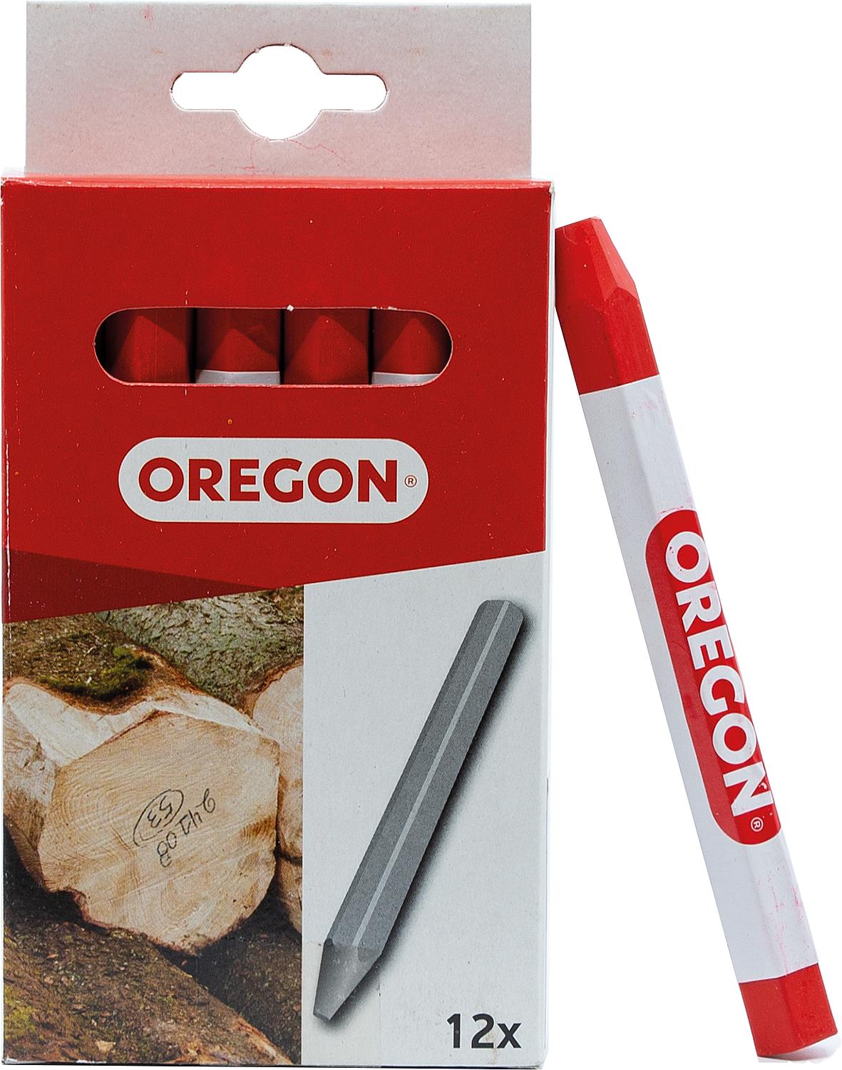 Oregon black marking chalk, length 120mm, diameter 12mm, pack of 12
