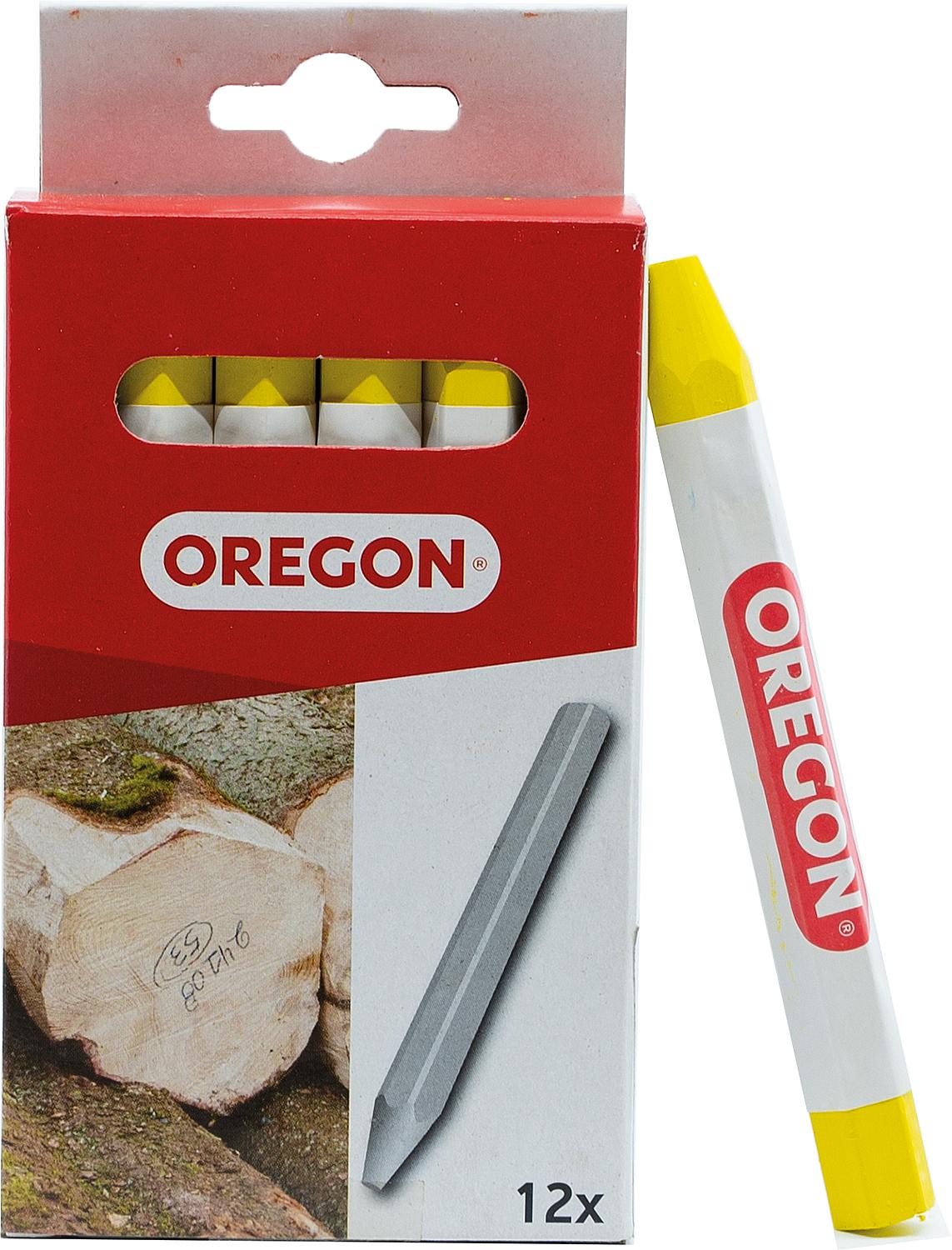 Oregon black marking chalk, length 120mm, diameter 12mm, pack of 12