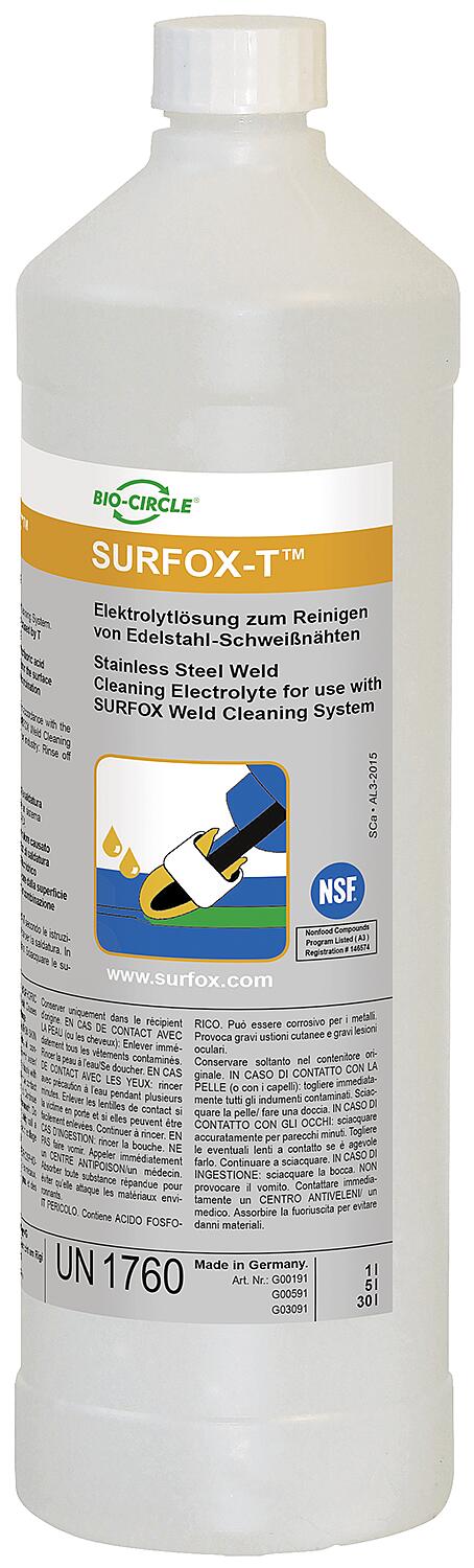 BIO-CIRCLE SURFOX-T weld seam cleaner, 1000ml bottle