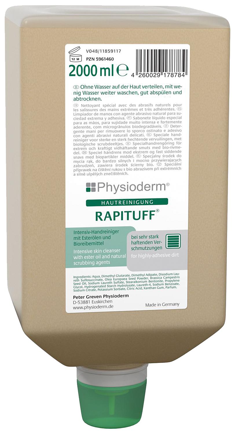 Hand cleaner PHYSIODERM Rapituff 250ml tube