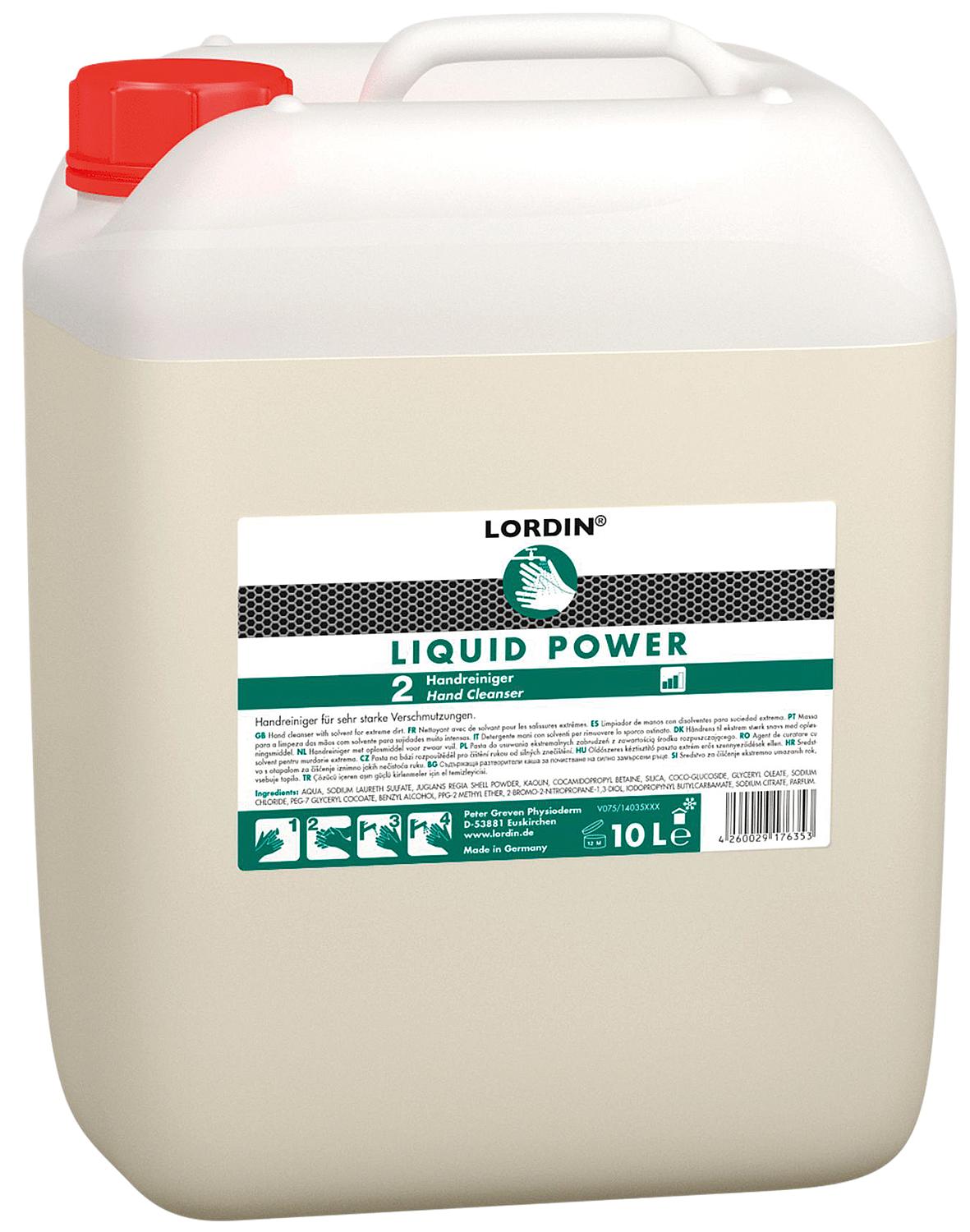 Hand washing paste LORDIN Liquid Power 250 ml tube