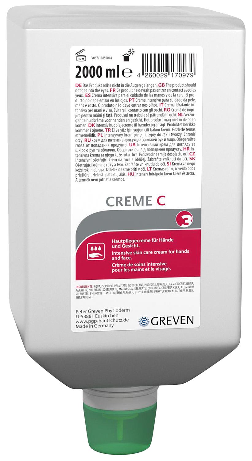 Pflegecreme für Hände und Gesicht GREVEN® Creme C