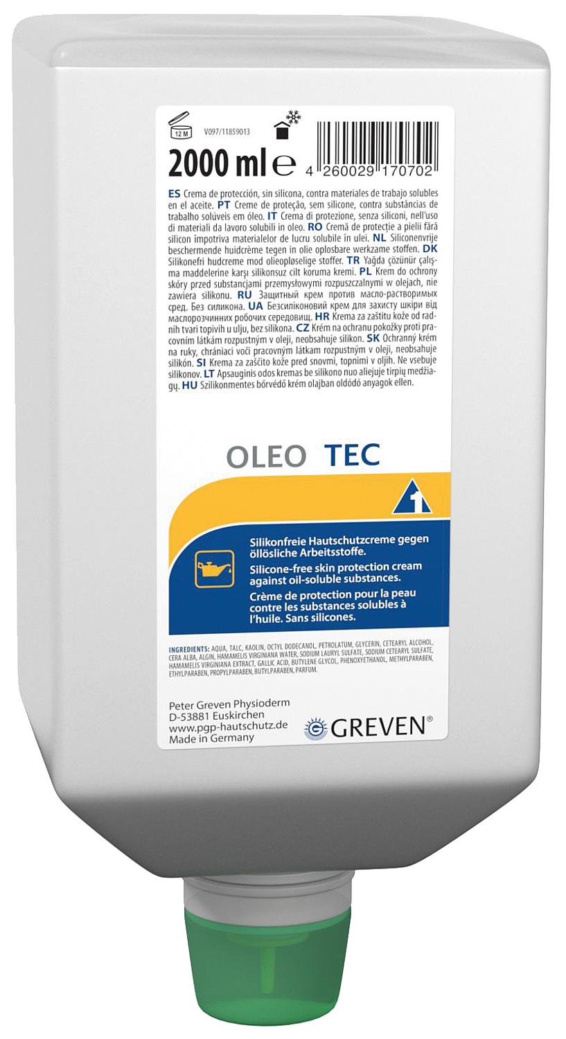 Hautschutzcreme Greven Oleo Tec 100ml Tube