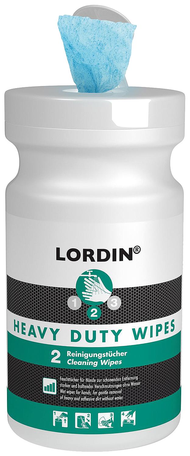 LORDIN heavy duty wipes, 80 wipes