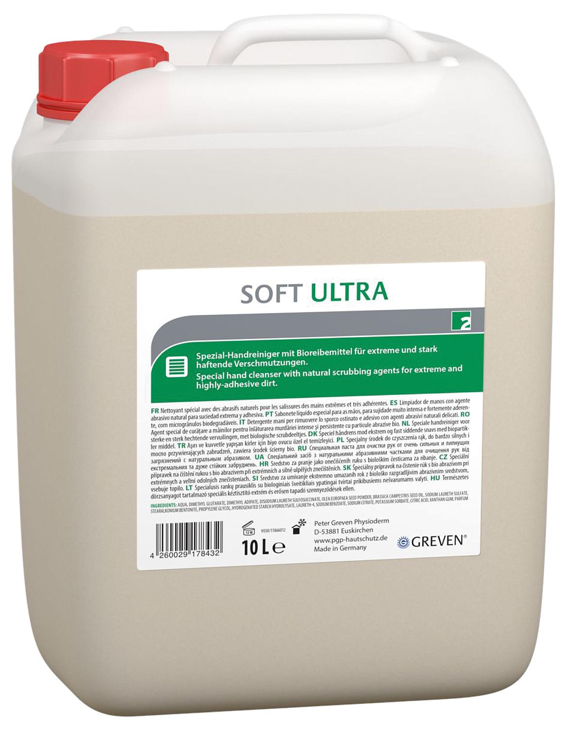 Handreiniger Spezial mit schmutzlösenden Additiven GREVEN® Soft Ultra