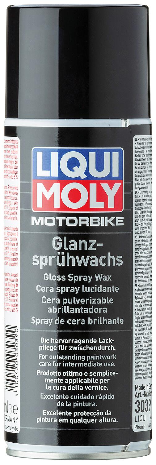 Cire brillante en spray pour moto LIQUI MOLY, aérosol de 400 ml