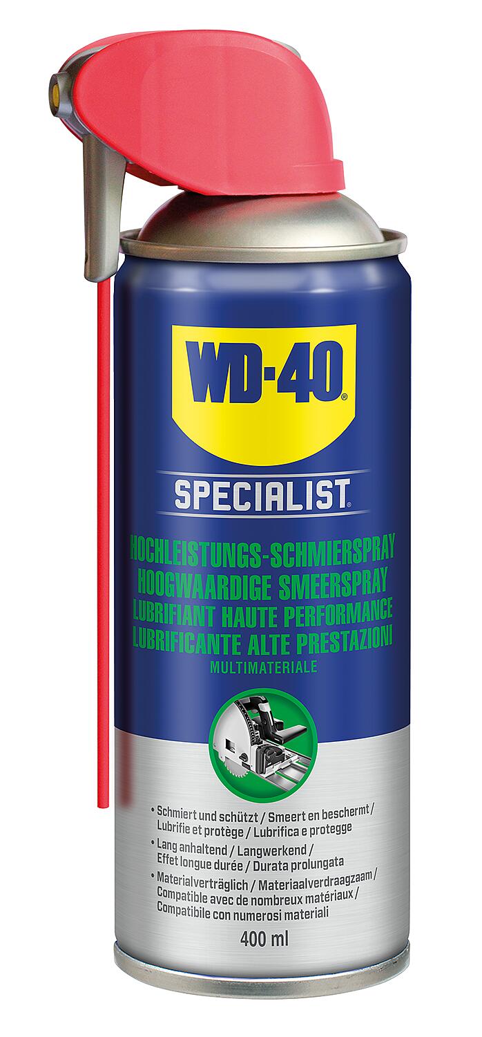WD-40 SPECIALIST HIGH-PERFORMANCE LUBRICANT 400 ml Smart Straw Spray Can