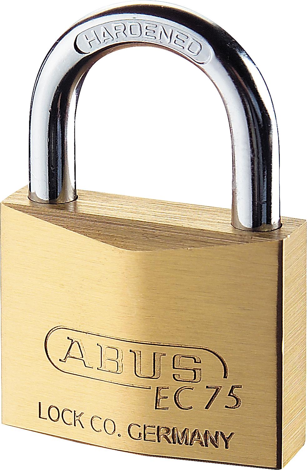 ABUS brass padlock series EC 75/30