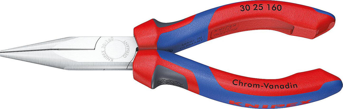 Langbeckzange verchromt mit zweifarbigen Mehrkomponenten Griffhüllen Länge 140mm