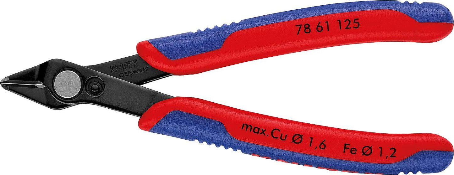 Pinces coupantes latérales KNIPEX® Super-Knips, acier à outils spécial, brunies