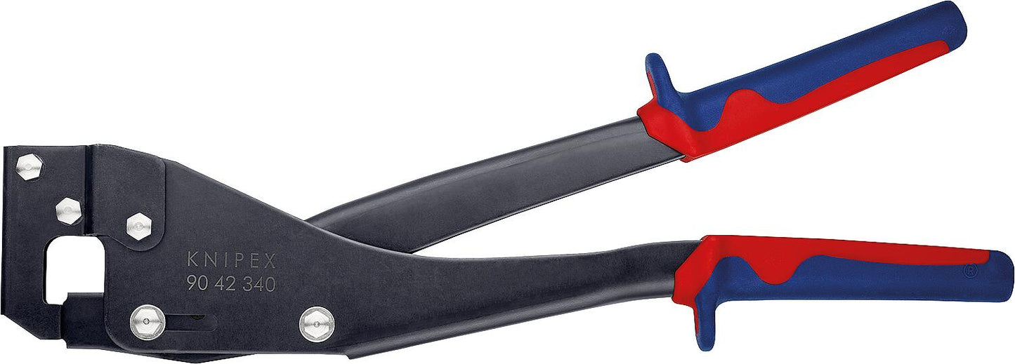Profile compound pliers, burnished, plastic coated, L=340mm