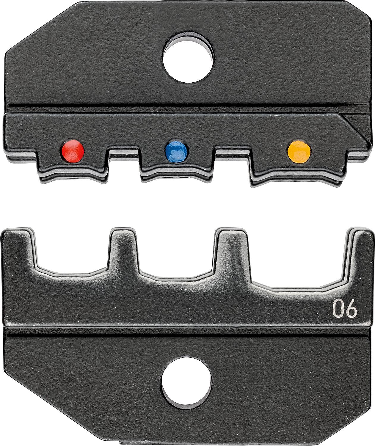 Crimpeinsatz für Crimp-Systemzange, isolierte Kabelschuhe und Steckverbinder 0,5-6,0 mm²