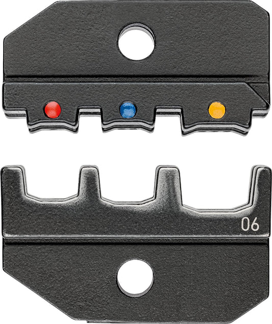 Matrice de sertissage pour pinces à sertir, cosses et connecteurs de câbles isolés 0,5-6,0 mm²