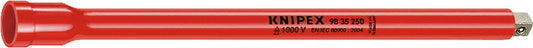 Verlängerung KNIPEX isoliert bis 1000V mit Innen- und Aussenvierkant 1/2", L: 125mm