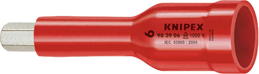 Steckschlüsseleinsatz KNIPEX isloert bis 1000V 1/2" Innensechskant, SW6