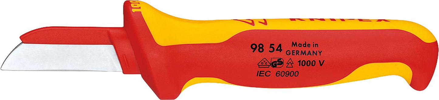 Kabelmesser tauchisoliert VDE Klingenlänge 50 mm Gesamtlänge 190 mm