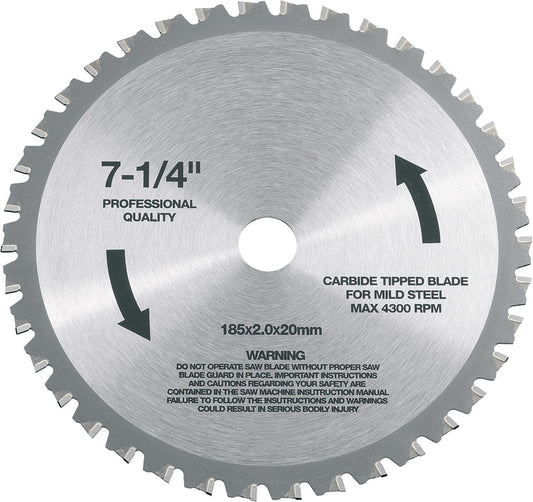 HM saw blade for metal hand-held circular saw CSM 4060 185x20mm