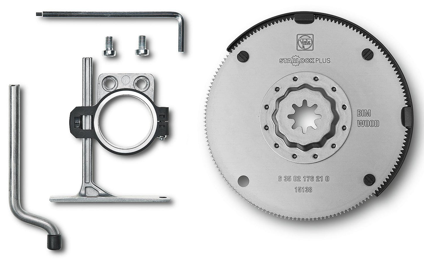 HSS saw blade set for wood, Ø 100 mm BIM with depth of cut