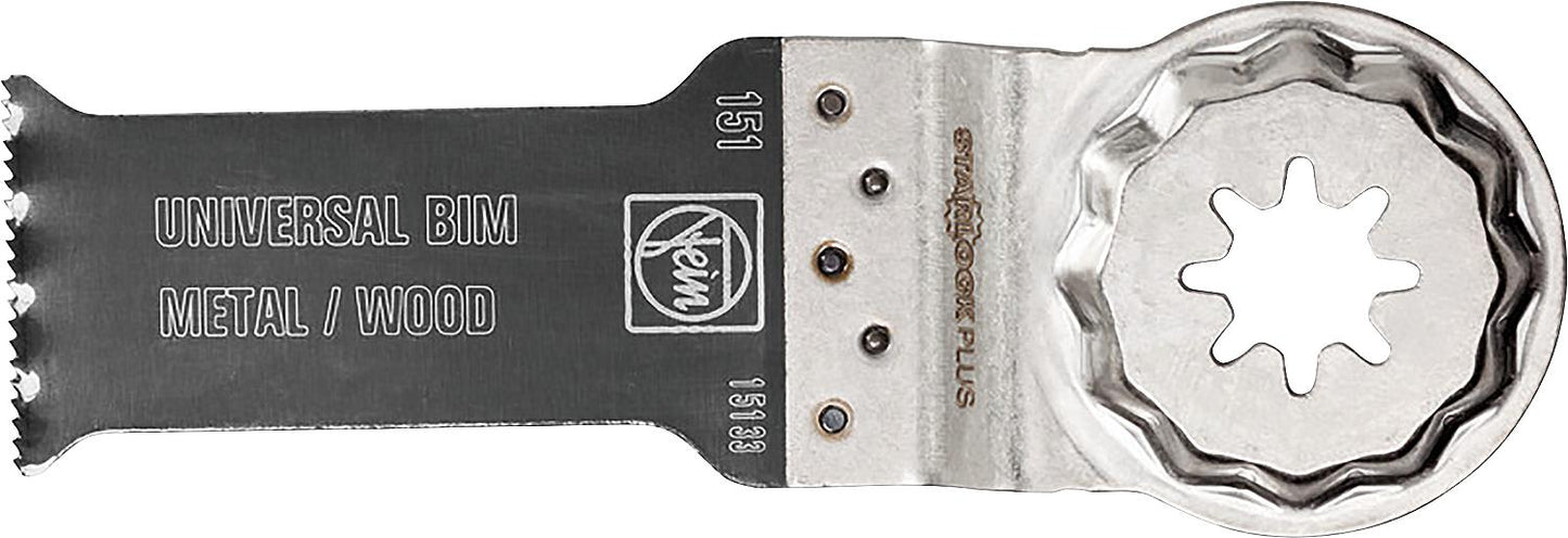 Fein E-Cut Bi-Metal Saw Blade, B=28mm, L=60mm, Starlock Plus, Pack of 5