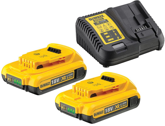 Akku-Kit Dewalt 18V/2,0AH, mit Ladegerät DCB 115