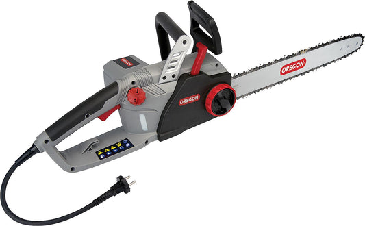 Oregon CS1500 electric chainsaw, 230V, 45cm bar length with integrated sharpening system