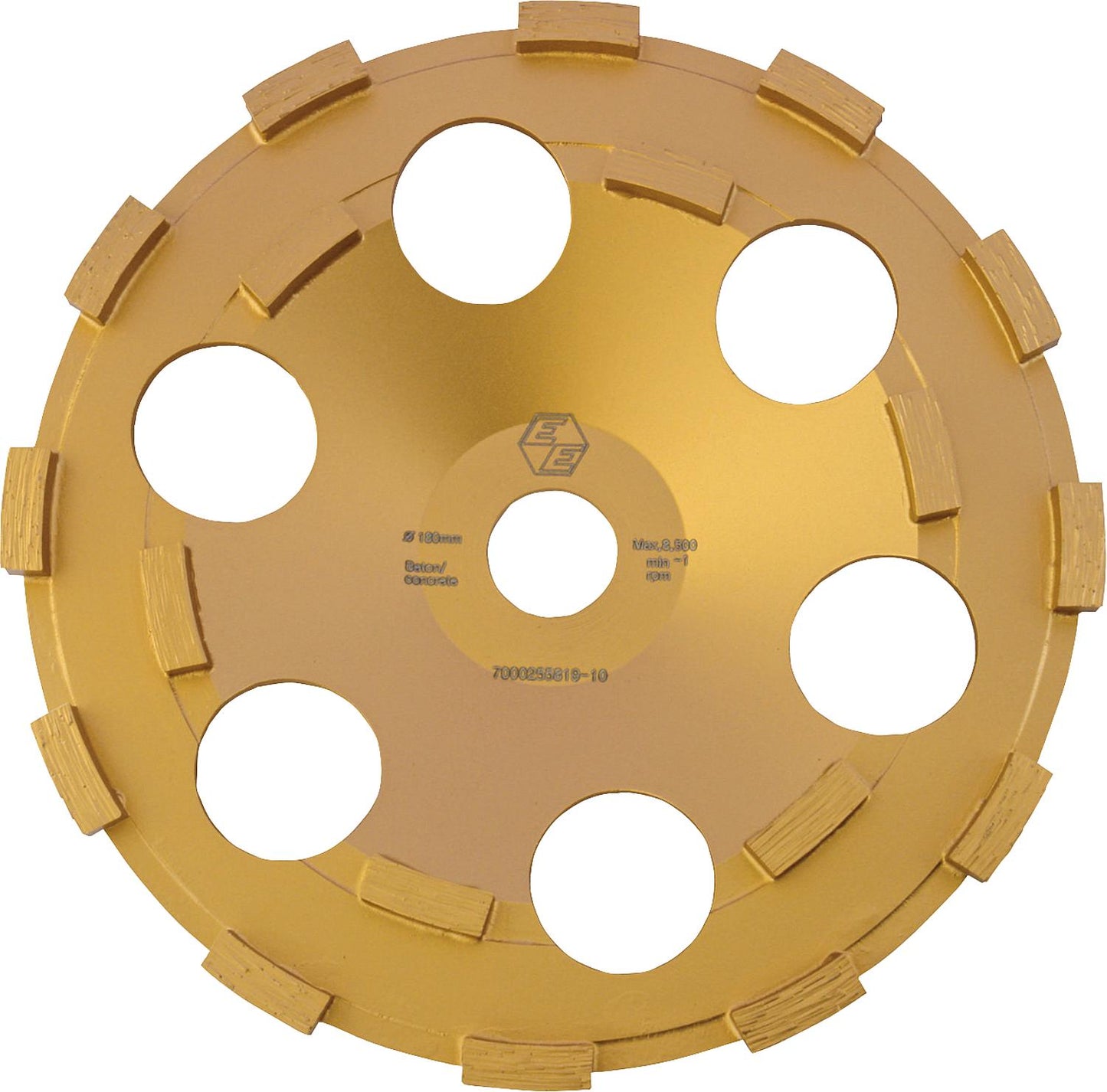 Diamond grinding disc Ø 180 mm for concrete, suitable for concrete grinder EBS 180F