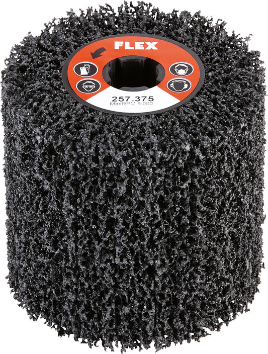 FLEX abrasive fleece for cleaning weld seams, Ø 100x100mm, extra coarse grit