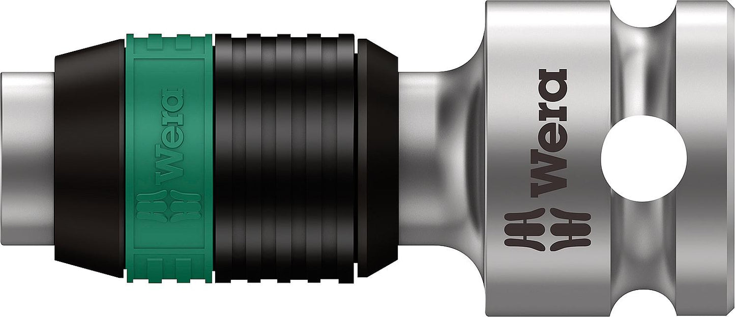 WERA bit holder for 1/4" bits, compatible with 3/8" ratchets