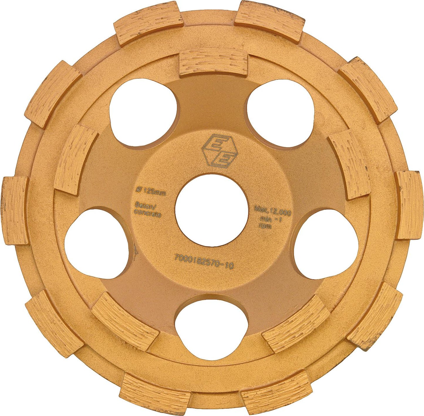EIBENSTOCK Standard diamond grinding wheel, Ø 125 mm for EBS 120.1 for concrete