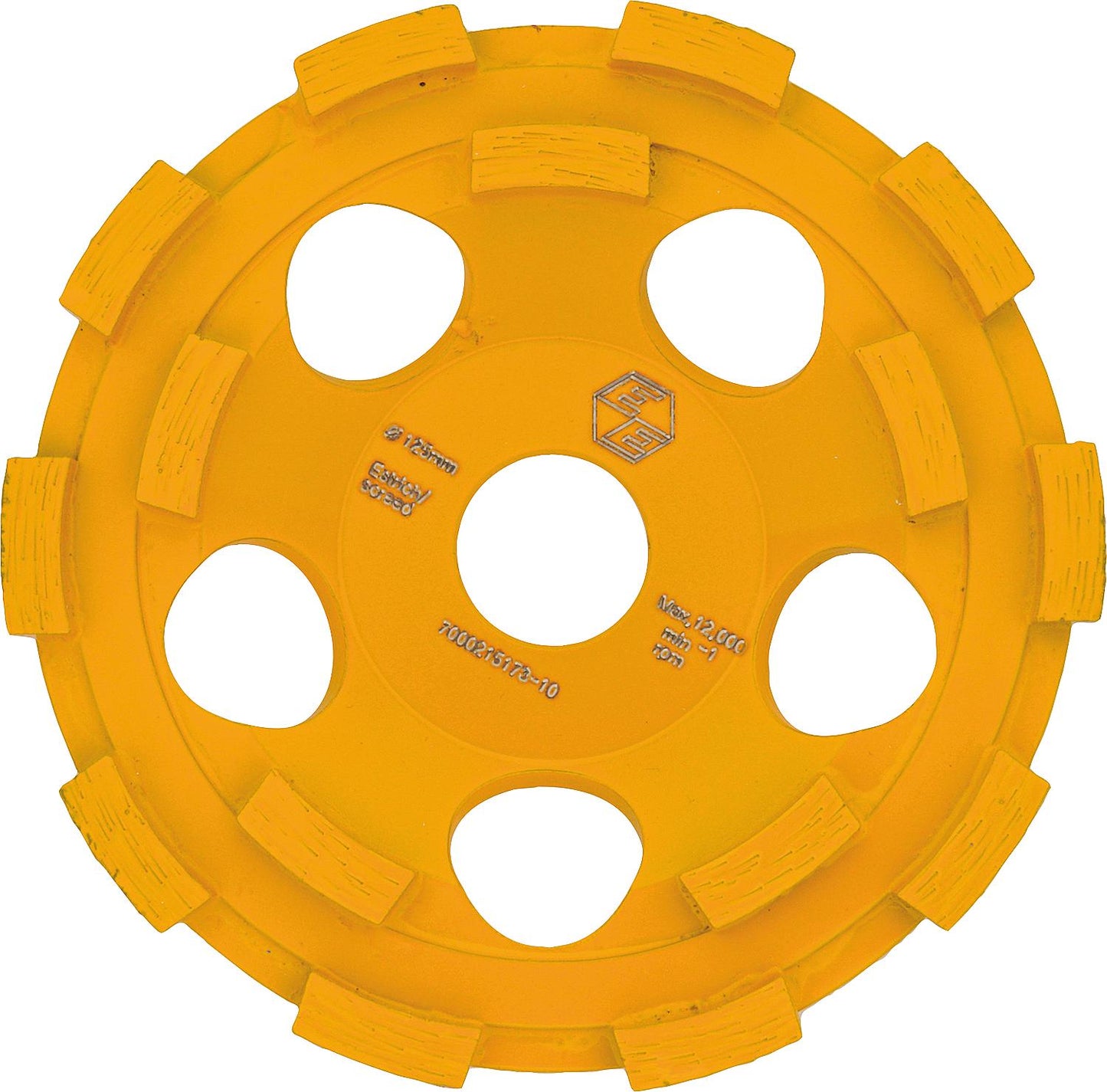 EIBENSTOCK Standard diamond grinding wheel, Ø 125 mm for EBS 120.1 for concrete