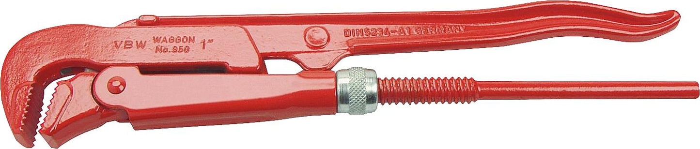 Pipe wrench 90° 1"