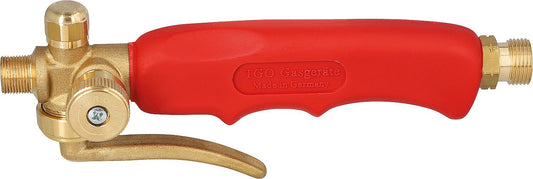 Propane handle with flame adjustment device