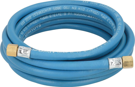 Oxygen hose, 5 m length, connection R 1/4" x R 1/4", 6.0 x 3.5 mm