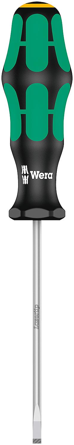 Schlitz-Schraubendreher 335 Kraftform Plus-Serie 300, Elektrikerklinge, Klinge rund, Lasertip-Spitze