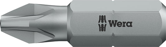 Wera 855/1 Z Pozidriv bit with 1/4" drive, short, tough, PZ1 x 25 mm