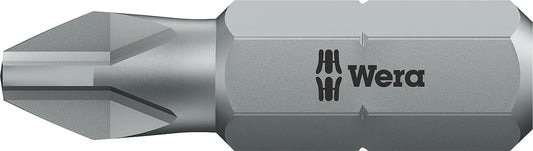 Wera 851/1 Z Phillips bit with 1/4" drive, short, tough, PH1 x 25 mm