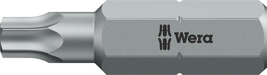 Wera 867/1 Torx® bit with 1/4" drive, short, tough, T10 x 25 mm