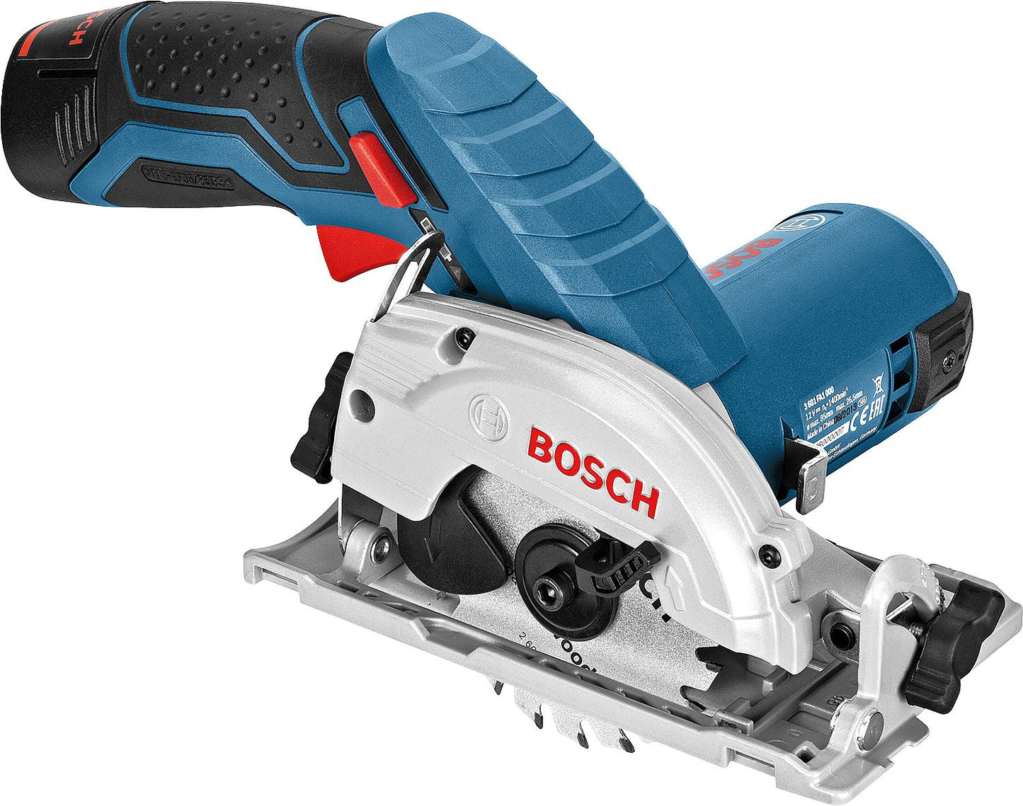 BOSCH GKS 12V-26 cordless circular saw, 12V with 2 x 3.0 Ah batteries and charger