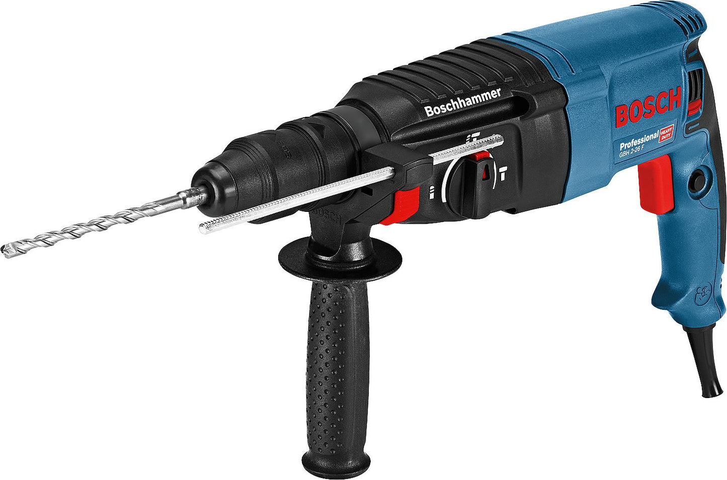 Marteau perforateur et burineur BOSCH GBH 2-26 F, 830 W avec mandrin SDS Plus et mandrin à dégagement rapide