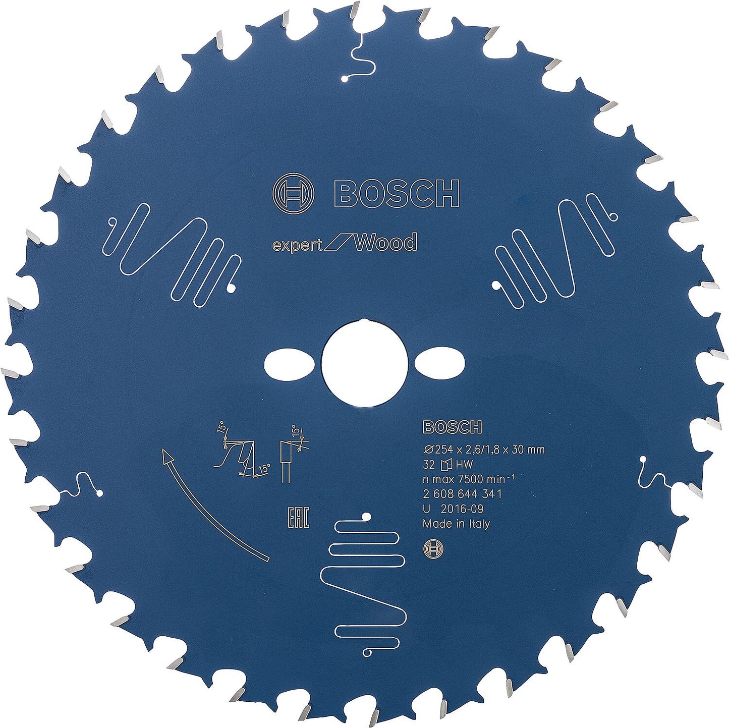 BOSCH circular saw blades D=254x30mm 32 teeth for sawing wood